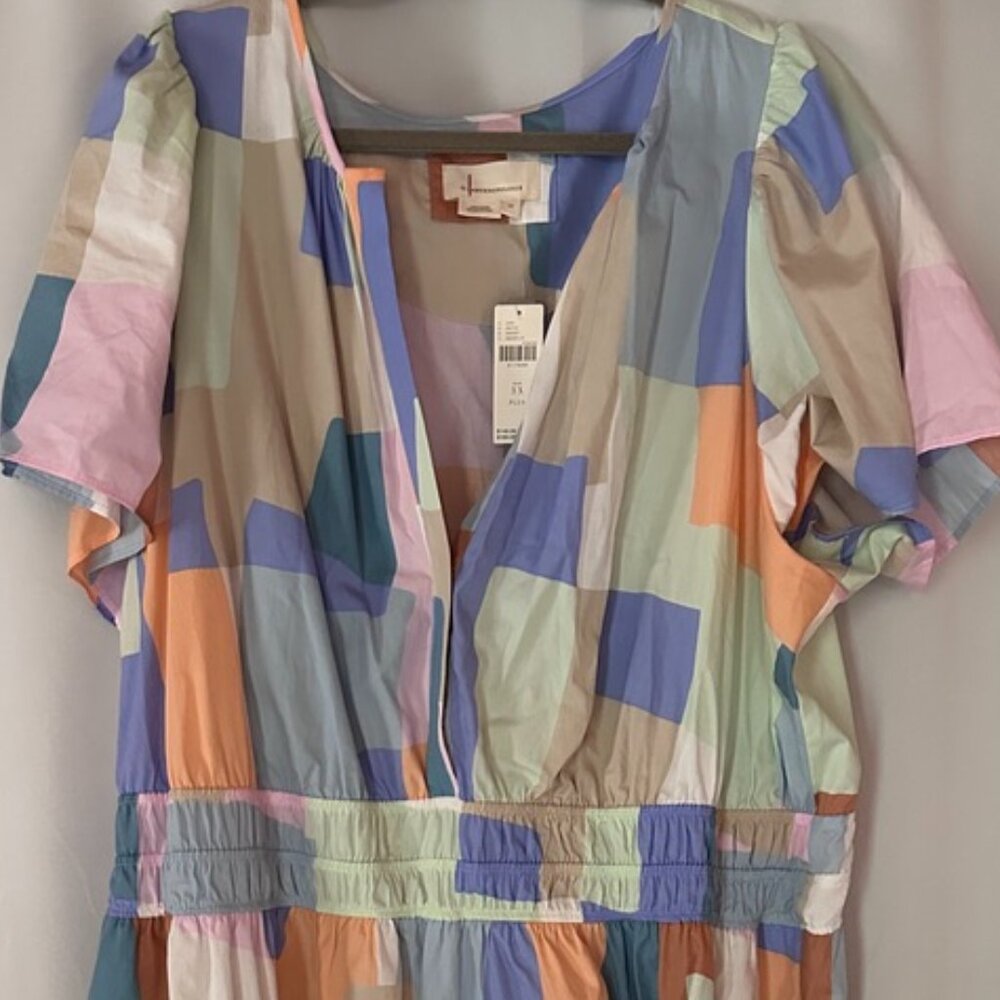 NWT Anthropologie Somerset Mini Dress in Light Mauve 3X